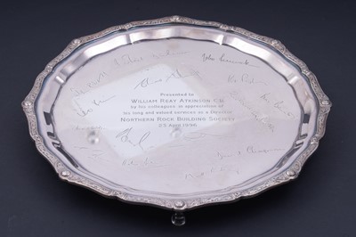 Lot 204 - An Elizabeth II silver salver