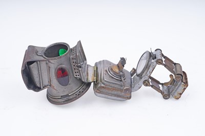 Lot 156 - A collection of carbide lamps