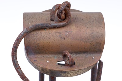 Lot 242 - A collection of three part ‘Clanny’ type lamps