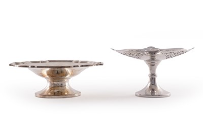 Lot 193 - Two 1930s silver bonbon dishes