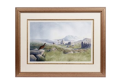 Lot 368 - Philip Snow - Mountain & Moorland - Red Grouse | watercolour