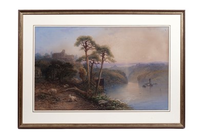 Lot 325 - Thomas Miles Richardson Jnr. - Bay of Nemi, near Rome | watercolour