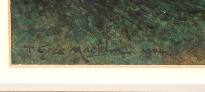 Lot 339 - Thomas Eyre Macklin - Kindling for The Evening Fire | watercolour