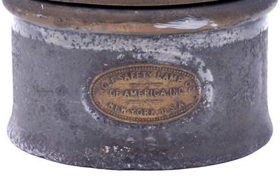 Lot 179 - Two Wolf ‘Corrugated’ safety lamps; and one other