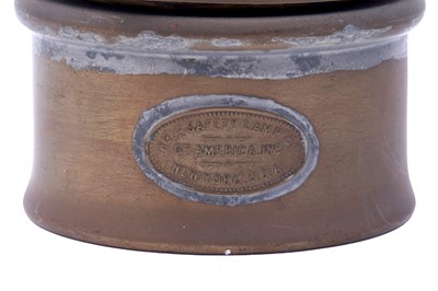 Lot 179 - Two Wolf ‘Corrugated’ safety lamps; and one other
