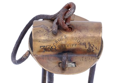 Lot 205 - Two mid-19th Century ‘Clanny’ type lamps