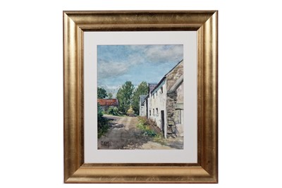 Lot 240 - James McIntosh Patrick - Farm Buildings | watercolour