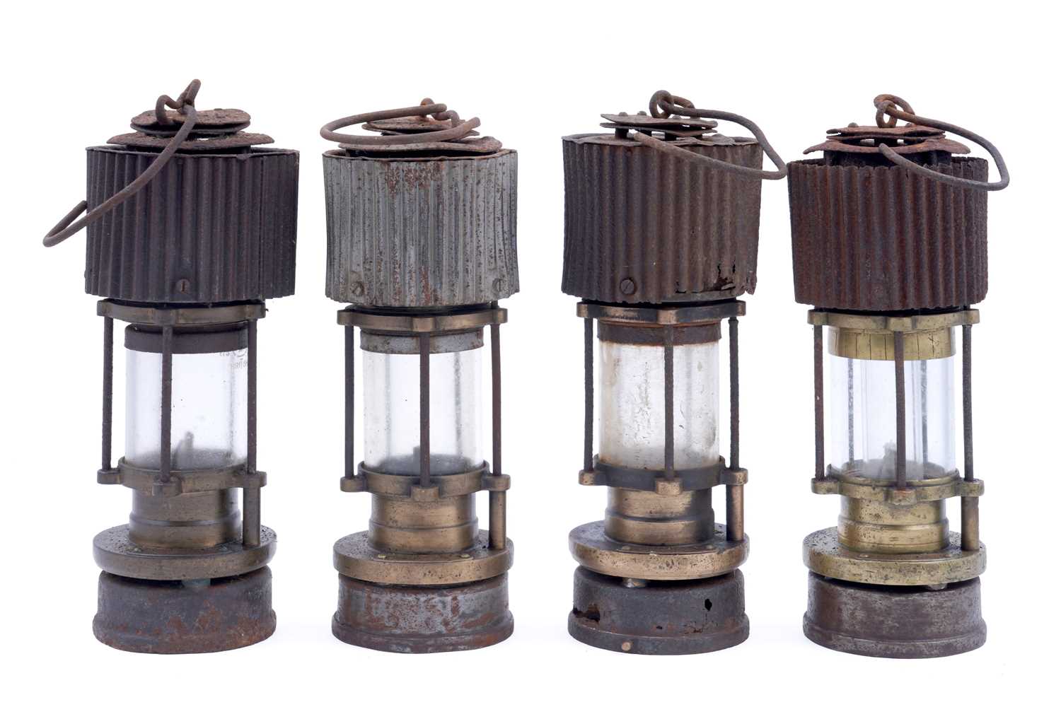Lot 183 - Four Patterson Lamps Ltd Felling on Tyne ‘HCP’ type lamps