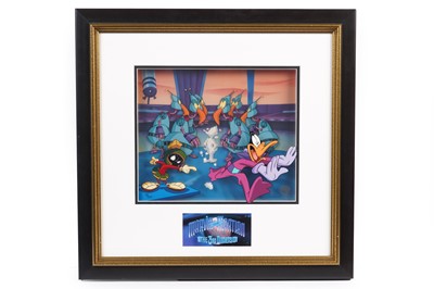 Lot 1 - Warner Bros. Marvin The Martian limited edition hand-painted cel