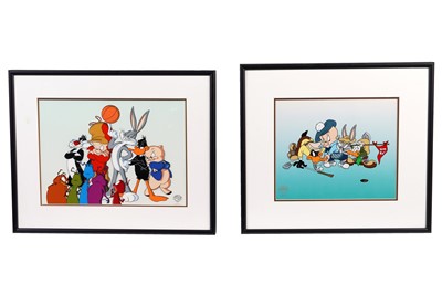 Lot 8 - Warner Bros. Looney Tunes and Space Jam limited edition sericels