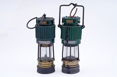 Lot 264 - Two Hailwood and Ackroyd type corrugated lamps