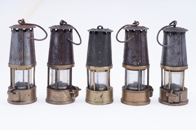 Lot 200 - Five Protector Lamp & Lighting Co Ltd ‘Eccles Type SL’ lamps
