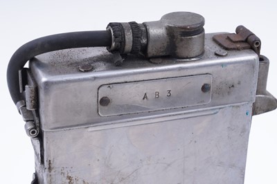 Lot 164 - Three mid-20th Century Alkaline inspection lamps; and two brass-cased signal lamps