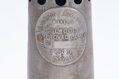 Lot 170 - Two 'Eccles Type’ lamps; and two ‘Hailwoods Improved' lamps