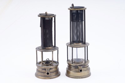 Lot 153 - Two part ‘Clanny’ type lamps