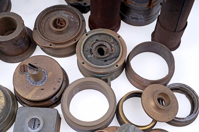 Lot 217 - A selection of lamp parts