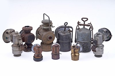 Lot 236 - A large collection of various carbide lamps