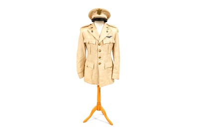 Lot 260 - USAAF private-purchase summer uniform tunic and cap