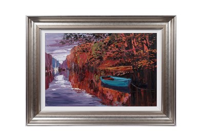 Lot 129 - Lynne Rodgie - Autumn Ripples | oil