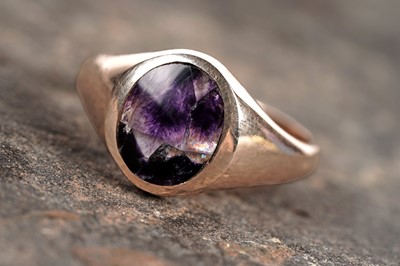 Lot A 20th Century Blue John signet ring