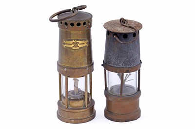 Lot 225 - A selection of model and presentation miners’ lamps