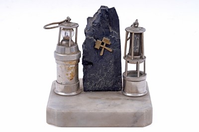 Lot 225 - A selection of model and presentation miners’ lamps