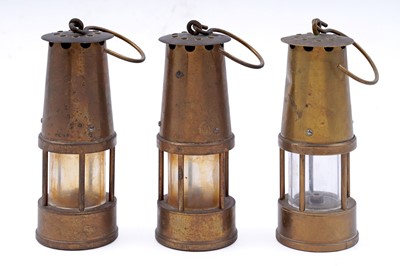 Lot 225 - A selection of model and presentation miners’ lamps