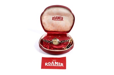 Lot 118 - A 1960s lady's 9ct gold Roamer wristwatch