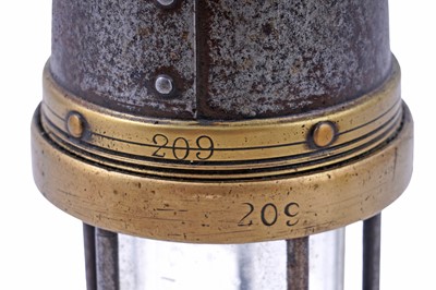 Lot 248 - A collection of miners lamps and lamp parts