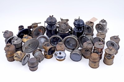 Lot 212 - A large selection of Carbide lamp parts
