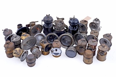 Lot 212 - A large selection of Carbide lamp parts