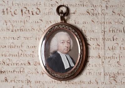 Lot 262 - John Smart - Portrait of the Reverend Gavin Elliot | watercolour