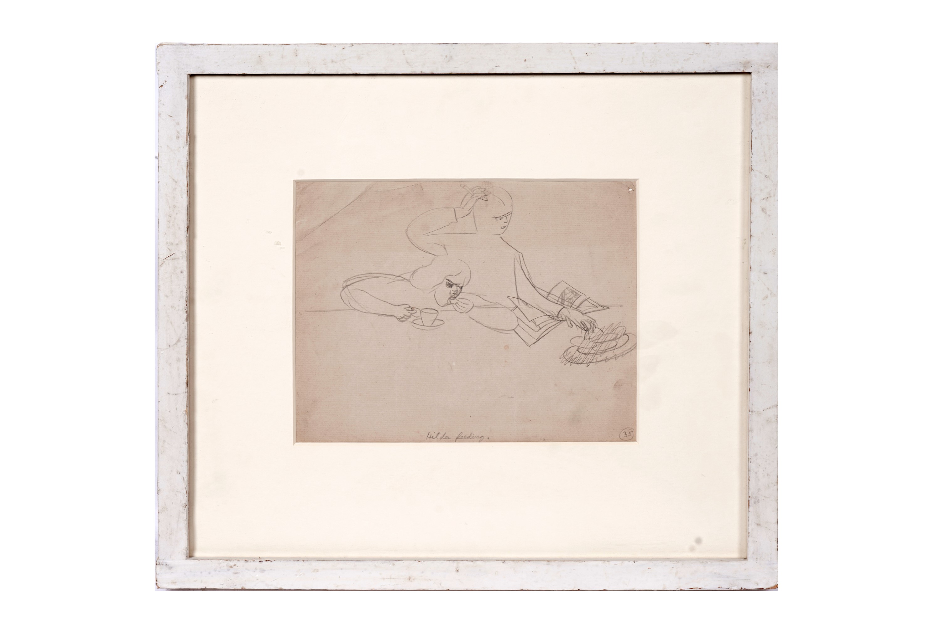 Lot 468 - Sir Stanley Spencer - Hilda Feeding, 35