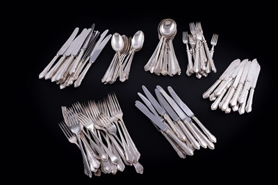 Lot 308 - Pinder Brothers Limited, Sheffield: a set of silver-plated flatware