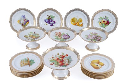 Lot 259 - A collection of CH. Pillivuyt & Cie, Paris porcelain: a part dinner service