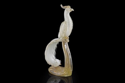 Lot 285 - A Murano glass style bird of paradise