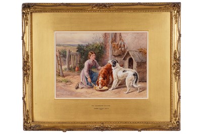 Lot 260 - James Hardy Jnr. - The Gamekeeper's Daughter | watercolour