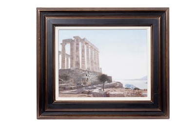 Lot 133 - Ken Bizon - Temple of Poseidon | oil