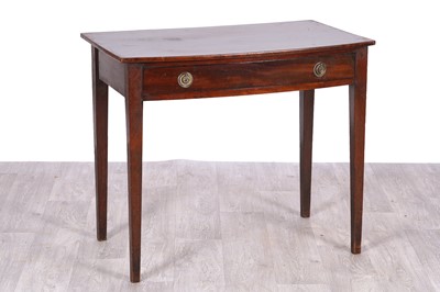 Lot 50 - A George III bowfront side table