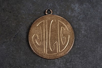 Lot 113 - A Mexican gold coin/fob medallion
