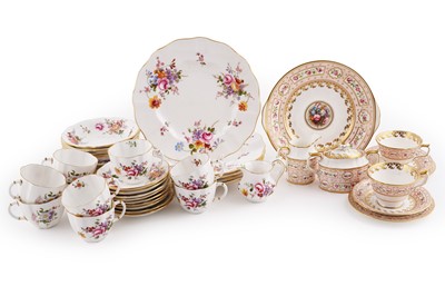 Lot 232 - A part Royal Crown Derby ‘Derby Posies’ tea and dinner service; and ‘Billingsley Rose’ tea china