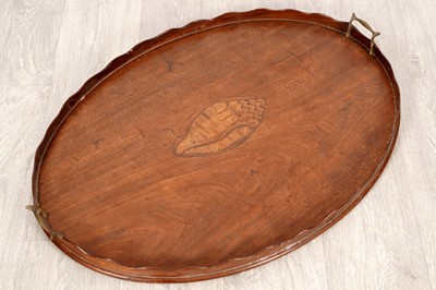 Lot 203 - A 19th Century inlaid mahogany tea tray