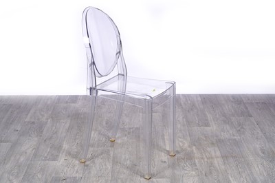 Lot 114 - A ‘Ghost’ chair by Kartell