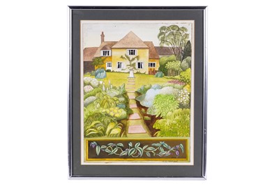 Lot 112 - Mary Adshead - Pin Farm Cottage, S. Hinksey | watercolour