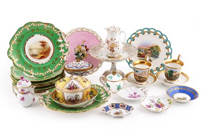 Lot 254 - A selection of 19th Century and later porcelain