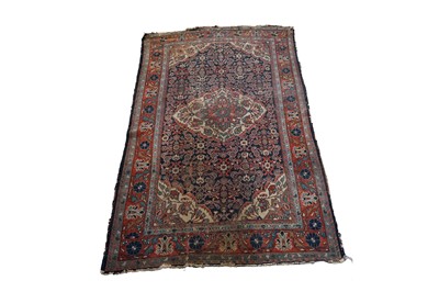 Lot 132 - A late 19th or early 20th Century hand-knotted natural Malayer rug