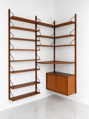 Lot 18 - Poul Cadovius: a teak ‘Royal System’ modular shelving unit