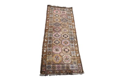 Lot 137 - An early to mid-20th Century hand-knotted Caucasian runner