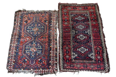 Lot 139 - Two late 19th or early 20th Century hand-knotted Southern Persian rugs