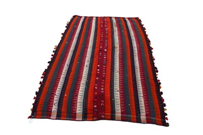 Lot 143 - A mid-20th Century Turkish Jajim Kilim